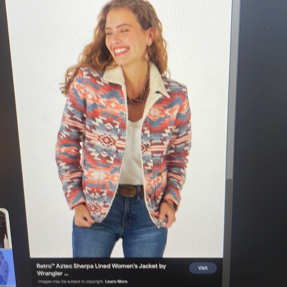 Wrangler Aztec Sherpa jacket women’s